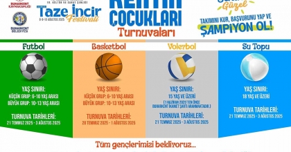 BUHARKENT'TE TAZE İNCİR FESTİVALİ SPORLA RENKLENECEK