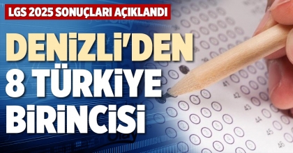 DENİZLİ'DEN 8 TÜRKİYE BİRİNCİSİ