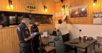 DİDİM'DE JANDARMA VE BELEDİYEDEN İŞLETMELERE SIKI DENETİM