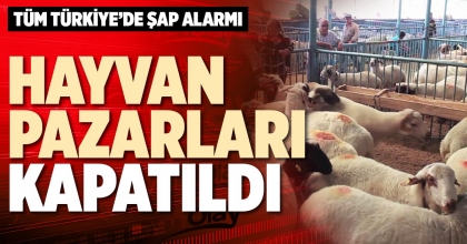 HAYVAN PAZARLARI KAPATILDI