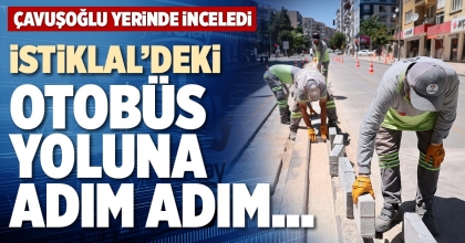 İSTİKLAL’DEKİ OTOBÜS YOLUNA ADIM ADIM…