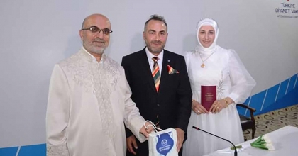 İL MÜFTÜSÜ İMAMOĞLU, MÜFTÜLÜK PERSONELİNİN NİKAHINI KIYDI