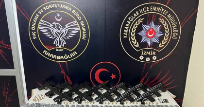İZMİR'DE SİLAH TİCARETİ OPERASYONU