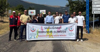 KAMU ÇALIŞANLARINDAN SAĞLIKLI YAŞAM YÜRÜYÜŞÜ