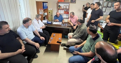 KASAPOĞLU, YANGIN BÖLGESİNDE İNCELEMELERDE BULUNDU