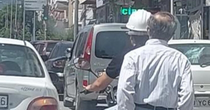 KASK YERİNE BARET ŞAŞIRTTI