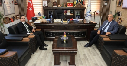 KAYMAKAM YILDIRIM’DAN BAŞKAN ARSLAN’A VEDA ZİYARETİ