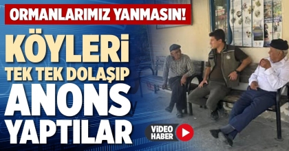 KÖYLERİ TEK TEK DOLAŞIP ANONS YAPTILAR