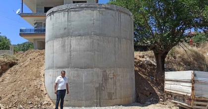 KARACAALİ MAHALLESİ'NE 105 TONLUK YANGIN SU DEPOSU