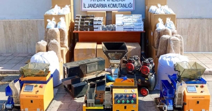 KÖŞK’TE KAÇAK TÜTÜN OPERASYONU
