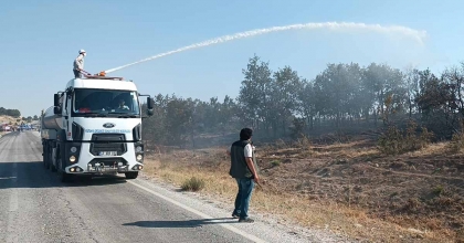 KÜTAHYA'DA ÇIKAN ORMAN YANGINI KONTROL ALTINA ALINDI