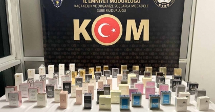 KÜTAHYA'DA KAÇAK PARFÜM OPERASYONU