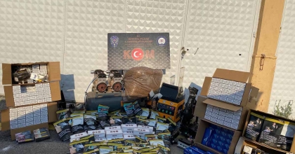KÜTAHYA'DA KAÇAK TÜTÜN OPERASYONU: 1 GÖZALTI