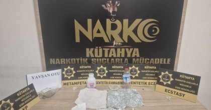 KÜTAHYA'DA UYUŞTURUCU TACİRİ NARKOTİM EKİPLERİNCE YAKALANDI