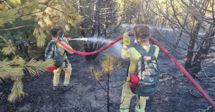KÜTAHYALI ÖĞRENCİLER YANGINLARLA MÜCADELEDE GÖREV BAŞINDA
