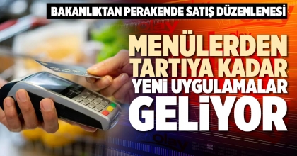 MENÜLERDEN TARTIYA KADAR YENİ UYGULAMALAR GELİYOR