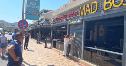 MARMARİS'TE TARTIŞMANIN YAŞANDIĞI İŞLETME MÜHÜRLENDİ