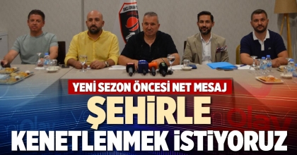 ŞEHİRLE KENETLENMEK İSTİYORUZ