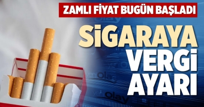 SİGARAYA VERGİ AYARI