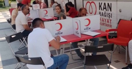 SARIGÖL’DE HAYIRSEVER DESTEKLİ KAN BAĞIŞI KAMPANYASI