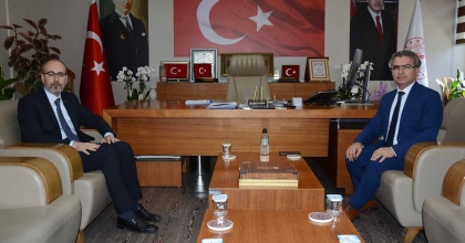 SAVCI KARABACAK’TAN, ÖZTÜRK’E VEDA ZİYARETİ