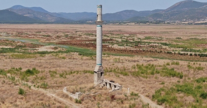 TAHTALI BARAJI'NDA ÜRKÜTEN MANZARA