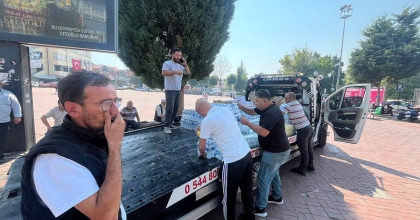 TAVŞANLI HALKI, HARMANCIK'TAKİ YANGIN İÇİN SEFERBER OLDU
