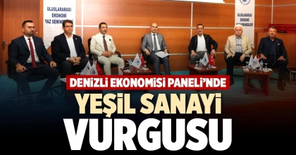 YEŞİL SANAYİ VURGUSU