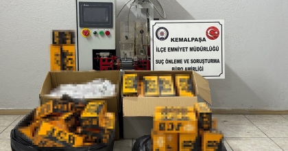 KEMALPAŞA’DA KAÇAK SİGARA OPERASYONU