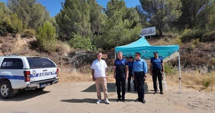 ALAŞEHİR'DE ZABITALARDAN ORMAN YANGINI NÖBETİ