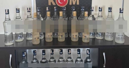 AYDIN’DA 25 LİTRE SAHTE İÇKİ ELE GEÇİRİLDİ
