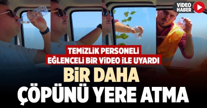 BİR DAHA ÇÖPÜNÜ YERE ATMA