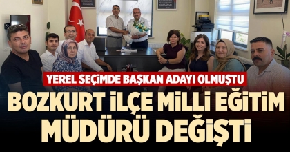 BOZKURT İLÇE MİLLİ EĞİTİM MÜDÜRÜ DEĞİŞTİ
