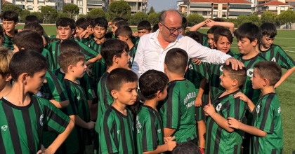 BULDAN’DA BAŞKANDAN FUTBOLA DESTEK