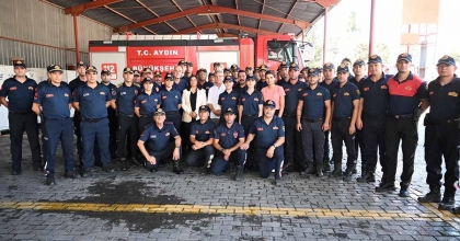 BAŞKAN ÇERÇİOĞLU ATEŞ SAVAŞÇILARI İLE BİR ARAYA GELDİ