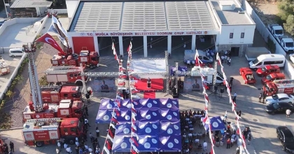 BODRUM’DA YENİ İTFAİYE HİZMET BİNASI TÖRENLE AÇILDI