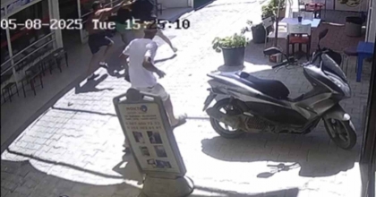 BODRUM'DAKİ AKRABA KAVGASININ KAMERA GÖRÜNTÜLERİ ORTAYA ÇIKTI
