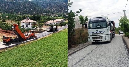 ÇAMELİ’DE KIRSAL MAHALLELERİ ASFALTLA BULUŞTURUYOR