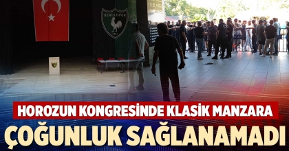 ÇOĞUNLUK SAĞLANAMADI