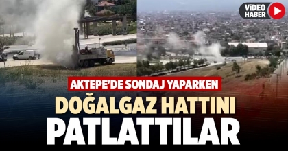  DOĞALGAZ HATTINI PATLATTILAR