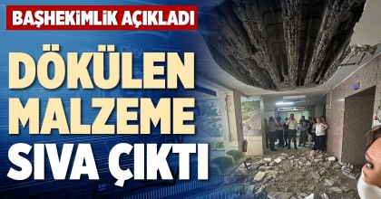 DÖKÜLEN MALZEME SIVA ÇIKTI