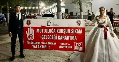 DÜĞÜNLERDE SİLAH ATILMASININ ENGELLENMESİ İÇİN BİLGİLENDİRME ÇALIŞMASI YAPILDI