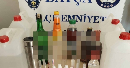 DATÇA’DA KAÇAK ALKOL OPERASYONU