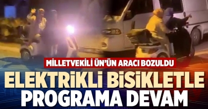 ELEKTRİKLİ BİSİKLETLE PROGRAMA DEVAM