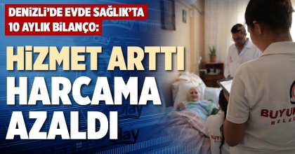 HİZMET ARTTI HARCAMA AZALDI