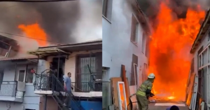 HURDALIK YANGINI BÜYÜDÜ, EVLER KÜLE DÖNDÜ