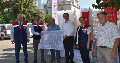 İNCİR ÜRETİCİLERİNE KURUTMA KEREVİTLERİ DAĞITILDI