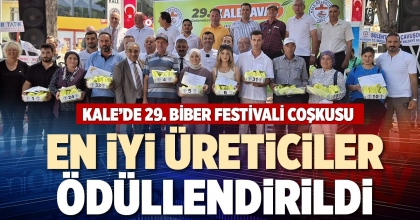 KALE’DE 29. BİBER FESTİVALİ COŞKUSU 