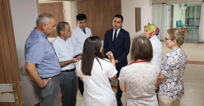 UĞUZ'DAN HASTANE ZİYARETİ