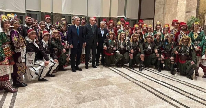 KÜTAHYA HALK OYUNLARI EKİBİ, CUMHURBAŞKANLIĞI DAVETİNDE SAHNE ALDI